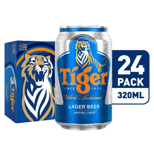 Tiger Soju Infused Lager Cheeky Plum Beer 320ML x 3 Cans